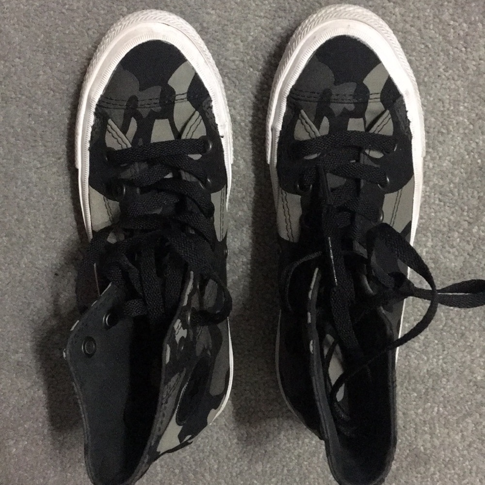 Reflective Camo high top Converse